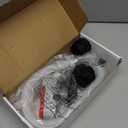 Fuel Transfer Pump with Auto Stop-Overfill Protection, 3.2 Gallon per min, 51'' Overlong Hose Fuel Transfer Pump with 3 Tank Adapter, Portable Gas Pump for Gasoline, Diesel, Oil (red)