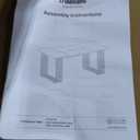 Tribesigns Modern Dining Table for 6-8 People, 70.8 Inches Long White Room Kitchen, Wood Kitchen with Gold Metal Legs, Rectangular Dinner Room, Family Gathering