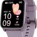 MorePro Fitness Tracker with 24/7 Heart Rate & Blood Pressure Monitor, Blood Oxygen & Sleep Tracker, Smart Watch with Step Calorie Counter, IP68 Waterproof Activity Tracker for Women Men Android iOS