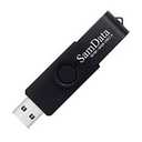 USB Flash Drive 64GB 2 Pack USB 2.0 Thumb Drive Swivel Memory Stick Data Storage Jump Drive Zip Drive Drive with Led Indicator (Black, 64GB-2Pack)