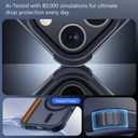 for iPhone 16 Pro Max Case [Compatible with MagSafe] [2X Screen Protectors] [Military Grade Drop Tested] Heavy Duty Magnetic Phone Case for iPhone 16 Pro Max 6.9",Black