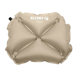 Klymit Pillow X Travel Pillow, Lightweight Inflatable Hybrid Airplane, Backpacking, Hammock, and Camping Pillow