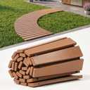 12FT Garden Pathway, HDPE Outdoor Garden Walkway with Handle, Roll Out Straight Outdoor Pathway, Waterproof & UV Resistant Walkway for Lawn, Patio, Backyard & Beach, No Assembly