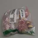 30Pcs Mini Christmas Trees Artificial Christmas Tree Bottle Brush Trees with Wooden Base for Christmas Decor Christmas Party Home Table Craft Decorations(Pink+White)