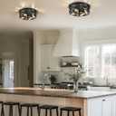 VONLUCE Flush Mount Ceiling Light 15", 4-Light Hallway Light Fixture, 2 pcs