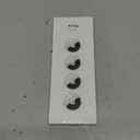 Apple AirTag (2nd Generation) - 4 Pack: Tracker for Keychain, Wallet, and More; Locator with Sound; Simple One-Tap Setup with iPhone or iPad; Key Finder with up to 1.5X Precision Finding Range*