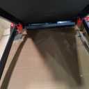 RHYTHM FUN Incline Foldable Treadmill, Walking Pad Treadmill with Incline, 300 lbs Portable Treadmills with Handles for Home Office Use, Under Desk Compact Walking Pad