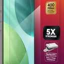 ZAGG Glass Elite Screen Protector for iPhone Air - 5X Stronger Tempered Glass, ClearPrint Technology for Smudge Free Clarity, Smooth Feel, Full Coverage, InvisibleShield, Easy Two-Step Installation
