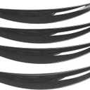 4 PCS/Set Wheel Fender Flares ABS Carbon Fiber Black Gloss Black Mud Flaps Compatible with Tesla Model 3 20172022, Fender Flares Wheel or, Gloss Black