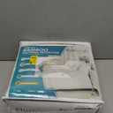 PlushDeluxe Premium Bamboo Mattress Protector  King Size, Waterproof, & Ultra Soft Breathable Noiseless Washable Bed Mattress Cover for Comfort & Protection - White