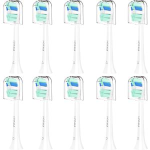Replacement Toothbrush Heads for Philips Sonicare Replacement Heads,Electric Replacement Brush Head Compatible with Phillips Sonicare Electric Toothbrush,for Philips Sonic Care Brush,10 Pcs
