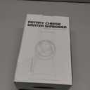 Cheese Grater with Handle, Multifunctional Manual Rotary Cheese Grater - Cheese Shredder Easily Chop Carrots, Potatoes, Vegetables and Fruits and Easy to Clean(blue) (Gray)