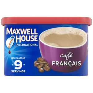 Maxwell House International Caf Francais Caf-Style Instant Coffee Beverage Mix, 7.6 oz. Canister (7.6 Ounce (Pack of 1)), No Bb Date