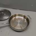 All-Clad D3 Stainless Steel 3 Quart Saute Pan Covered- Made in the USA- The Original Bonded Professional Cookware- Oven Safe & Induction Compatible