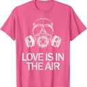 Love Is In The Air Funny Anti-Valentine's Day T-Shirt S