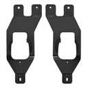 HECASA Pair Fog Light Brackets Compatible with 1999-2004 Ford Excursion F250 F350 F450 F550 Super Duty Pickup Driving Fog Lamp Trim LH&RH Black Bezel Bracket Plastic(PC)