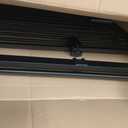 Lumizone Extra Tall Cat Gate 55.12" High Pressure Mounted 26.18"-29.91" Extra Wide 1.37" Gap No Drilling Auto-Close One-Handed Operation Tall Pet Gate for Dogs(Black, 55.12" H x 26.18"-29.91" W)