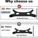 2 x Anti Snoring Chin Strap for Men&Women Anti Snoring Devices and Snore Stopper, Chin Strap for Sleeping Cpap,Jaw Strap for Sleeping Adjustable, Breathable Snoring Solution for CPAP Users(Grey)