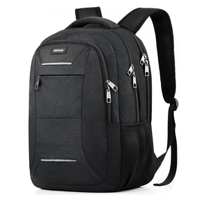 Backpack for Men and Women, School Backpack for Teens, Black Backpack for Boys with USB Charging Port Fits 15.6 Inch Laptop, Water Resistant Travel College Bookbag