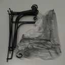 Iron Display Stand 10 Packs, 10 Inches Plate Picture Photo Stand for Display, Black Foldable Easel Holder for Photo Frame, Artwork, Collection, Decorative Plate, Book, Office