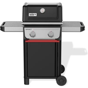 Weber Spirit E-210 Liquid Propane Gas Grill for Outdoor Cooking and BBQ, 2 Burners, Black Porcelain-Enameled Cast-Iron Grates & Snap-Jet Ignition
