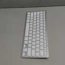 OMOTON Bluetooth Keyboard Compatible with Mac ONLY, Compact Wireless Keyboard Compatible with MacBook Pro/Air, iMac, Mac mini/Pro, Silver