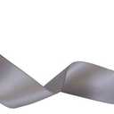 JAM PAPER Double Faced Satin Ribbon - 1 1/2 Inch Wide x 25 Yards - Silver - Sold Individually