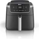 Ninja Air Fryer | 5 QT Capacity fit up to 4lbs of Fries | 5-in-1 Air Fry, Bake, Roast, Reheat, & Dehydrate | 400F | Air Crisp Technology | 1750 Watts | Nonstick Basket & Crisper Plate | Grey | AF142, 5 QT MAX