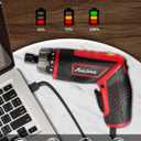 AVID POWER Electric Screwdriver Set Rechargeable 4V Cordless Screwdriver Kit with 44pcs Accessories, 5.65Nm Screw Gun, 5+1 Torque Setting, 2 Position Handle with LED Light