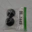 STAMI PLET Suction Cup Wreath Hanger，Suction Cup Hooks Hanging 15 Lbs，Waterproof Suction Cup Wreath Holder for Windows (Black, 2)