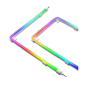 EZDIY-FAB Premium LED Strip Kit for PC 5V ARGB Motherboard Sync,Upgraded with 3-Kinds Mounting Clips-2X 400mm Smooth Lighting Strip