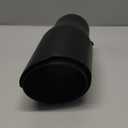 Black Exhaust tip - 3 Inch Inlet Bolt on Design- Stainless Steel Car Muffler Tips 3" ID x 4"OD x 8"L