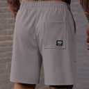 Men's Sweat Shorts Elastic Waist Drawstring 6'' Inseam Casual Gym Athletic Shorts with Pockets (S-3XL) (M)