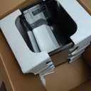 iTouchless 13 Gallon Patented Sensor Trash Can with AC Adapter & Odor Filter, Original Inventor 50L Automatic Kitchen Garbage Bin, Fingerprint-Proof Stainless Steel, Pet-Proof Lock, Soft-Close, Silver