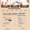 FIBO STEEL 6PCS Stackable Rings for Women Non Tarnish Waterproof Gold Plated Silver Color Square Cubic Zirconia Ring Set Dainty Stacking Rings Trendy Thin Thumb Band Statement Ring Stack Size 5-11