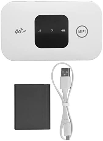 Portable Device, High Speed White Portable Small 4G Mobile Hotspot Router for Phone Laptop Desktop Tablet