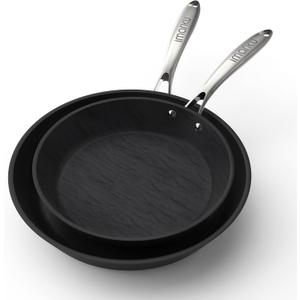 imarku Non Stick Frying Pans - 8 & 10 inch Frying Pan Set Nonstick Skillet, Professional Frying Pans Nonstick with Cool Stainless Steel Handle, Dishwasher Safe, Best Gifts