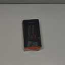 Salt and Pepper Grinder Set, Pump & Grind Peppermill, 2 Refillable Stainless Steel Mills with Thumb Press, One-Handed Salt and Pepper Grinder with Clear Acrylic Stand for Kitchen and Dining