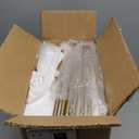 1 Light Hanging Indoor Kitchen Island Pendant Light 6" Drum Glass Shade Pendant Ceiling Light Fixtures Modern Farmhouse Dinning Over Sink (Black Finish, 2 Pack) Gold