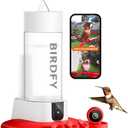 NETVUE by Birdfy Hummingbird Feeder with 2 Cameras - Dual Smart Cams, 2K HD Wireless for 2 Angels Close-up Bird Watching Outdoor, Instant Notifications (20Oz) (Hum Duo AI)