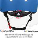 Kids Bike Helmet, Adjustable and Multi-Sport, from Toddler to Youth, Small: 18.9" - 21.3"