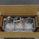 HTB 2 Tier Tea Organizer for Tea Bags, Tea Bag Holder with Acacia Wood Stand and 6 Removable Metal Basket for Sugar Packets, Sweeteners, Creamers for Cabinet, Countertop or Wall-mounted