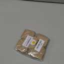 100pcs Natural Jute Burlap Heart Party Decoration DIY Craft 2.75" x 2.36"