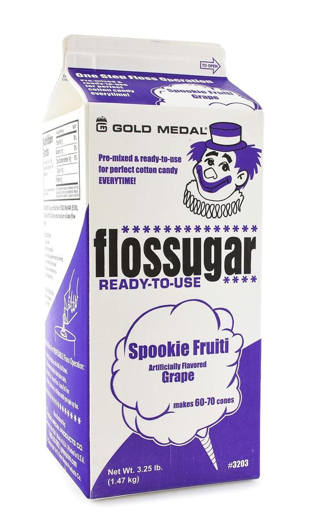 Flossugar Flavor: Grape 3.25 lb, BBD:  10/23/2027