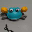 Baby Toys Crawling Crab - Infant Tummy Time Toys 3 4 5 6 7 8 9 10 11 12 Baby Toys 6-12 12-18 Months Light-up Musical Walking Sensory Induction Crabs Interactive Toddler 1st Boys Girls Birthday Gifts