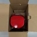 Davivy Electric Can Opener, One Touch Lid Opening, Removable Stainless Steel Cutter and 3-in-1 Design, with Sharpener and Bottle Opener (Stainless Steel-Red)