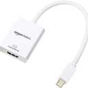 Amazon Basics Mini DisplayPort to HDMI Adapter, White (1-Pack)