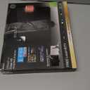 GE Ultra-Thin Amplified TV Antenna, 4K Ready 1080P Digital HDTV UHF VHF, Long Range Indoor TV Antenna, Amplifier with LTE Filter, Reversible Black/White Finish, 48862