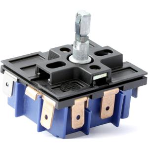 WB24X25013 Range Infinite Control Switch Compatible with GE Electric Range Cooktop Oven Stove Burners Replace WB24X25013 AP5999509 4464832 PS11729102, Range Surface Element Switch Energy Regulator