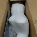 Female Mannequin Torso Sewing: Adjustable Height from 47.2 to 74.8 Inch Female Dress Form for Sewing and Clothing Display - Pinnable Mannequin with Support Metal Base Stand